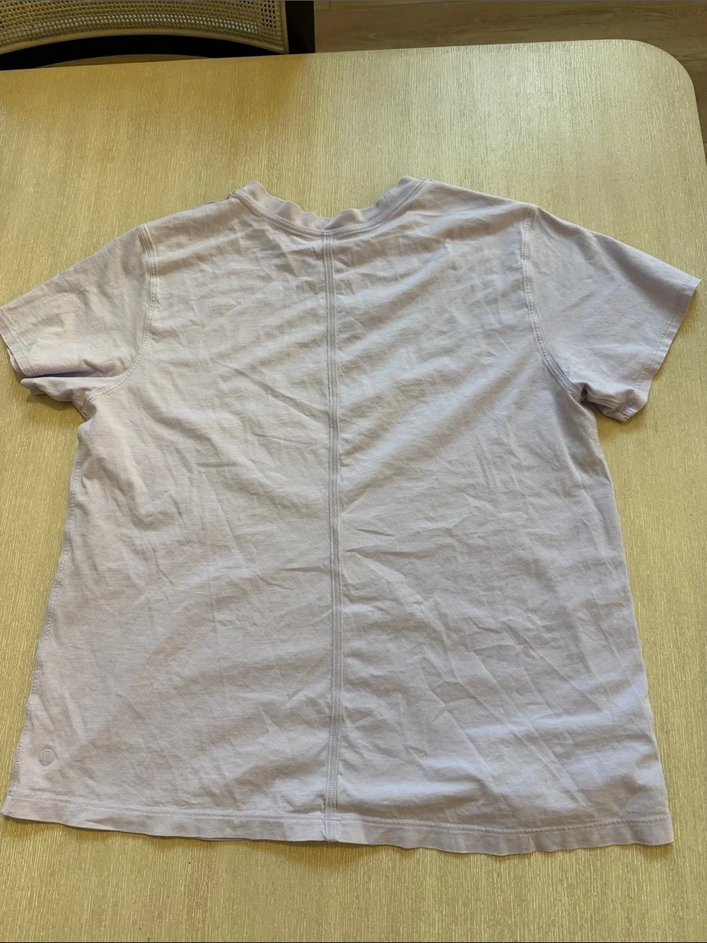 lululemon Soft Light Lavender Short Sleeve Tee oversized